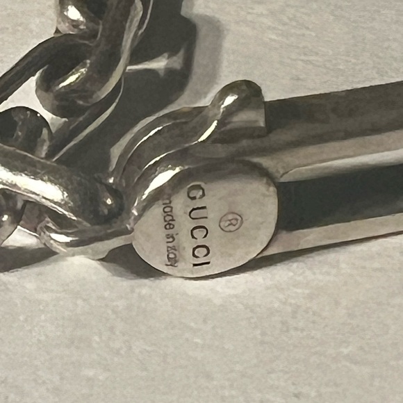 GUCCI 925 SILVER GG NECKLACE - Picture 4 of 7